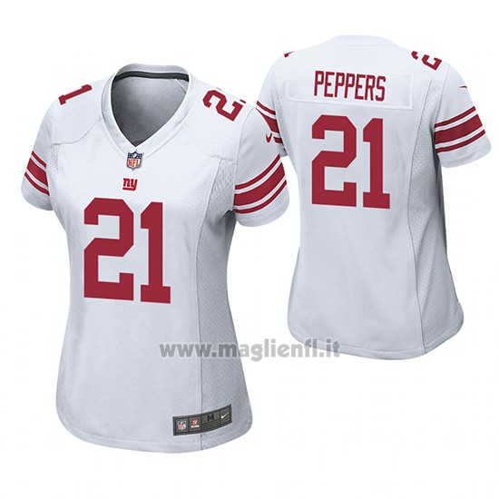 Maglia NFL Game Donna New York Giants Jabrill Peppers Bianco